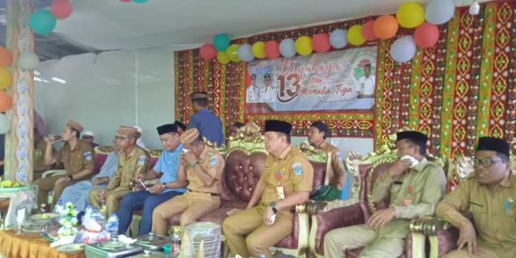 HUT ke-13 Desa Momalia Tiga: Pemdes Tunjukkan Semangat Membangun yang Solid dan Inovatif
