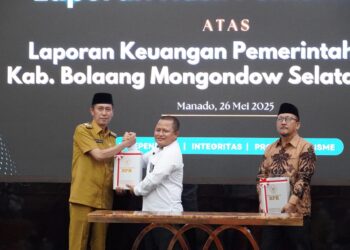 Tertinggi Presentasi TLHP Di Sulut, Pemkab Bolsel Kembali Terima Predikat Opini WTP Untuk ke-11 Kalinya