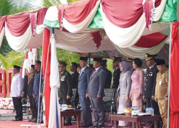 Bupati Bolsel Apresiasi Tinggi Kinerja Polres Bolsel pada Upacara HUT Bhayangkara ke-79