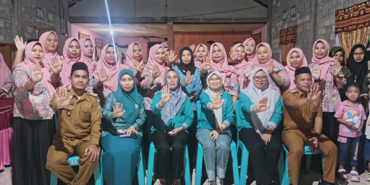 Tim PKK Desa Meyambanga Timur Sambut tim Pokja 4 TP PKK Bolsel Dengan Berbagai Inovasi Pencegahan Stunting