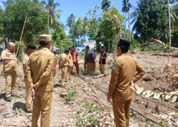 Tingkatkan Pelayanan Kesehatan, Bupati Bolsel Tinjau Lokasi Pembangunan Pustu di Meyambanga Timur