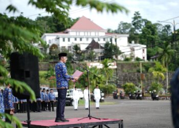 Gelar Peringatan Hari Sumpah Pemuda ke-97, Bupati Iskandar Bacakan Amanat Menpora