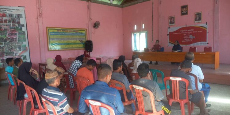 Pemdes Tonala Salurkan BLT Dana Desa kepada 30 Keluarga Penerima Manfaat