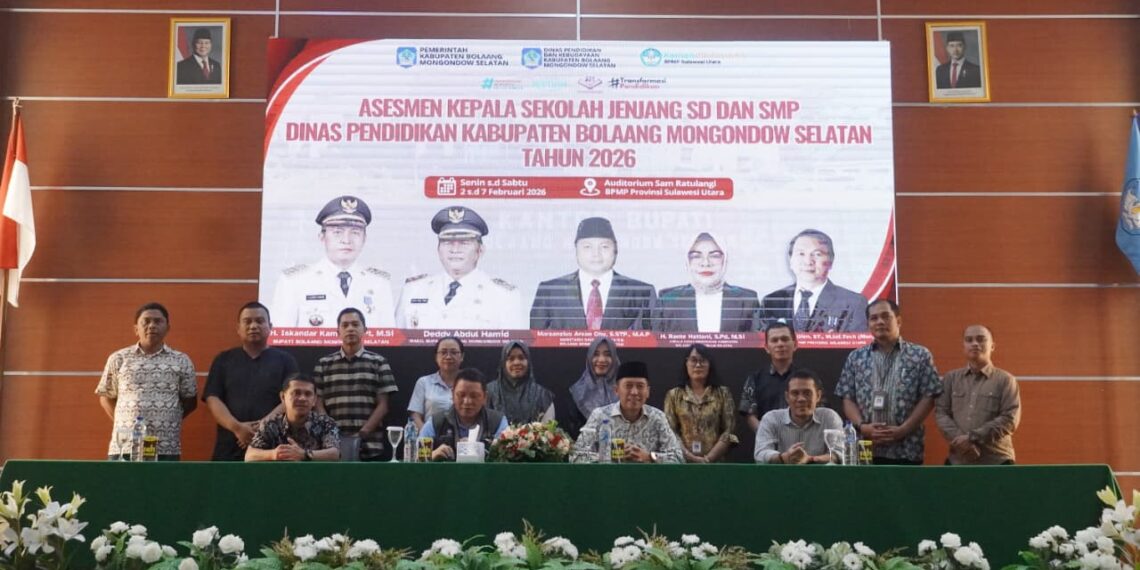 Asesmen Kepsek SD–SMP Rampung, Bupati Iskandar Dorong Inovasi dan Sinergi Pendidikan di Bolsel