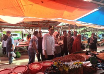 Antisipasi Lonjakan Harga, Bupati Iskandar Pantau Langsung Pasar Tradisional Soguo