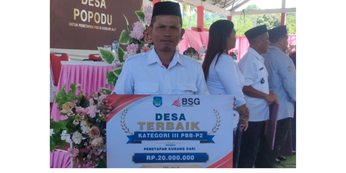 Momalia I Raih Penghargaan Desa Terbaik di Gebyar Pajak Bolsel 2026