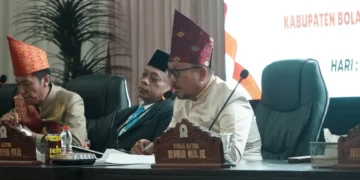 Paripurna Istimewa HUT ke-18 Bolsel, DPRD Tekankan Semangat Gotong Royong untuk Percepatan Pembangunan