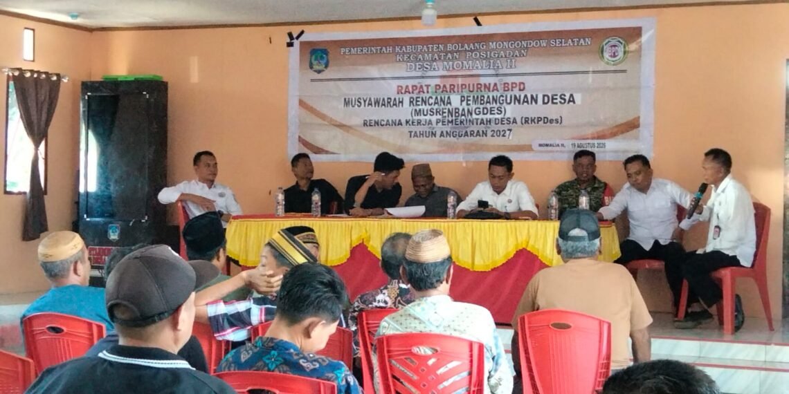 MusrenbangDes Momalia II Jadi Momentum Menyusun Prioritas Pembangunan 2027